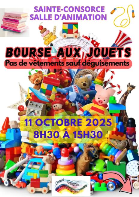 affiche bourse aux jouets